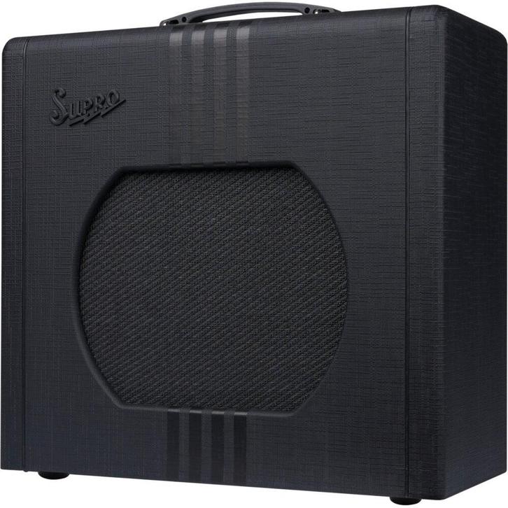 Supro 1822RBB Delta King 12 Combo BB Black & Black, Muziek en Instrumenten, Versterkers | Bas en Gitaar, Verzenden