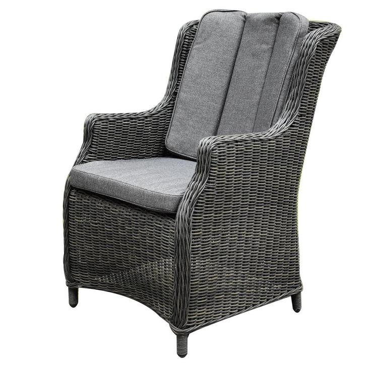 Darwin deluxe premium  dining tuinstoel antraciet, Tuin en Terras, Tuinstoelen, Nieuw, Wicker, Ophalen of Verzenden