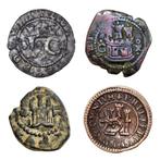 Spanje. Juana y Carlos (1504-1555). 2 Grani Napoles + 2, Postzegels en Munten, Munten | Europa | Niet-Euromunten