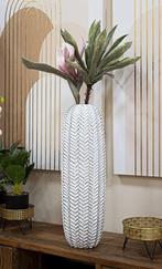 VAAS RESINA BLAD CM Ø 20X67, Huis en Inrichting, Woonaccessoires | Vazen, Ophalen of Verzenden, Nieuw