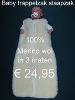 Baby Trappenzak Slaapzak 100% Merino wol € 24,95 in 3 maten, Kinderen en Baby's, Dekens, Slaapzakjes en Inbakerproducten, Nieuw