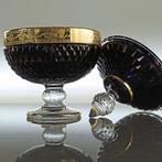 Secoloventesimo - Koekjesdoos - 24 kt goud - Zwart LOW, Antiek en Kunst, Antiek | Glas en Kristal