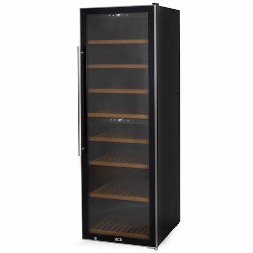 HCB Luxe wijnkoelkast - 180 flessen - dubbele zones - zwart, Zakelijke goederen, Horeca | Keukenapparatuur, Nieuw in verpakking