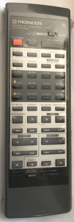 Afstandsbediening Pioneer cu-fd002, Audio, Tv en Foto, Afstandsbedieningen, Origineel, Nieuw, Ophalen of Verzenden