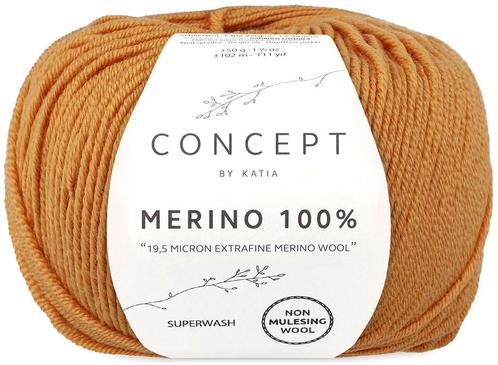 Katia Concept Merino 100% - 97 karamel - Wol Garen, Hobby en Vrije tijd, Breien en Haken, Ophalen of Verzenden
