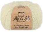 DROPS Brushed Alpaca Silk Uni Colour - 27 regenwoud dauw -, Hobby en Vrije tijd, Breien en Haken, Ophalen of Verzenden, Nieuw