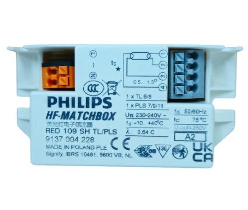 Philips HF-Matchbox Red 109 SH TL/PL-S | Voorschakelapparaat, Huis en Inrichting, Lampen | Overige, Nieuw, Ophalen of Verzenden