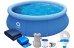 Compact Zwembad Avenli 244cm - retourdeal - direct opzetten!, Minder dan 80 cm, Rond, Nieuw, Ophalen of Verzenden