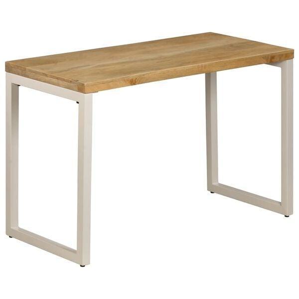 Massief Mangohout Eettafel | Gebruikt | Uniek 42% Korting, Huis en Inrichting, Tafels | Eettafels, 50 tot 100 cm, 100 tot 150 cm
