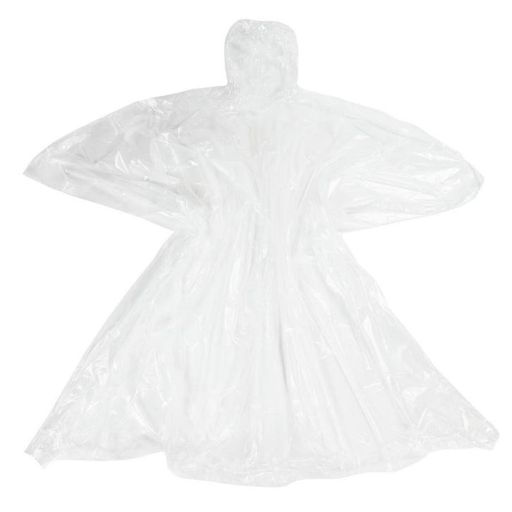 Benson Wegwerp regenponcho - transparant - compact - duur..., Fietsen en Brommers, Fietsaccessoires | Fietskleding, Nieuw, Ophalen of Verzenden