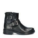 Nelson bikerboots voor dames in het Zwart, Verzenden, Zwart, Lage of Enkellaarzen, Nieuw