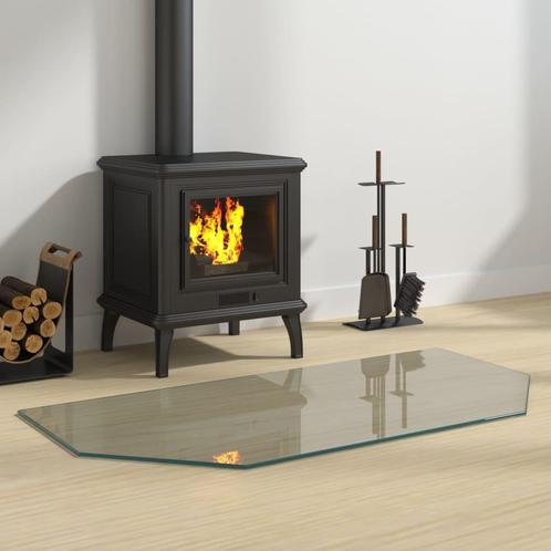 vidaXL Glasplaat openhaard zeshoekig 100x50 cm, Doe-het-zelf en Verbouw, Glas en Ramen, Nieuw, Verzenden