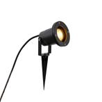 Tuinspot zwart incl. snoer en stekker 200 cm IP65 - Basic, Tuin en Terras, Buitenverlichting, Nieuw, Minder dan 50 watt