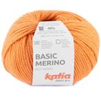 Katia Basic Merino - 92 pasteloranje - Wol/Acryl Garen, Hobby en Vrije tijd, Breien en Haken, Ophalen of Verzenden, Nieuw