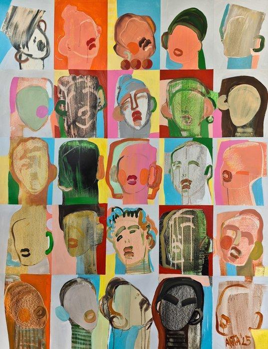 Kariko ono- Karina Antonczak - Heroes 17, Antiek en Kunst, Kunst | Schilderijen | Modern