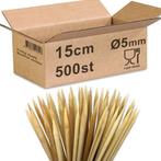 Bamboe prikkers 15cm Ø5mm rond met punt Foodgrade 500 stuks, Ophalen of Verzenden, Overige typen
