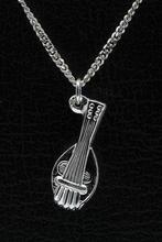 Zilveren Mandoline ketting hanger, Sieraden, Tassen en Uiterlijk, Verzenden, Nieuw