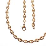 8 Krt. Marine schakel ketting | 50 cm (Gucci schakel, dunne), Sieraden, Tassen en Uiterlijk, Kettingen, Ophalen of Verzenden, Gebruikt