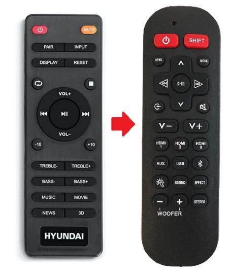 Hyundai Boom Soundbar afstandsbediening, Audio, Tv en Foto, Afstandsbedieningen, Verzenden