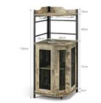 2dekans | Coast Wijnkast - Hoekmodel - Met Glazenhouder- 46, Huis en Inrichting, Kasten | Overige, Ophalen of Verzenden, Zo goed als nieuw