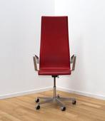 Fritz Hansen - Arne Jacobsen - Stoel - Oxford-stoel - Leder, Antiek en Kunst