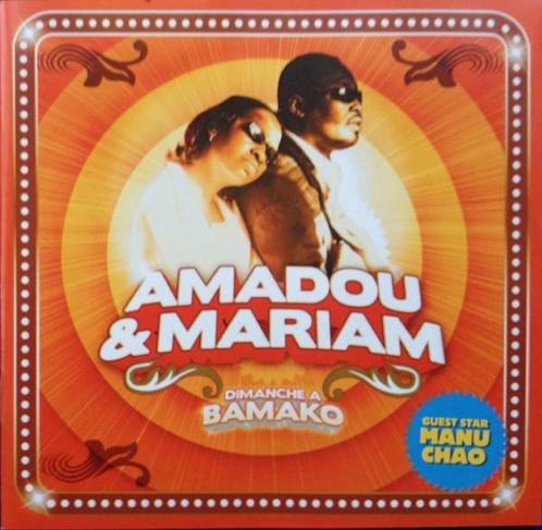cd - Amadou &amp; Mariam - Dimanche Ã Bamako, Cd's en Dvd's, Cd's | Overige Cd's, Zo goed als nieuw, Verzenden