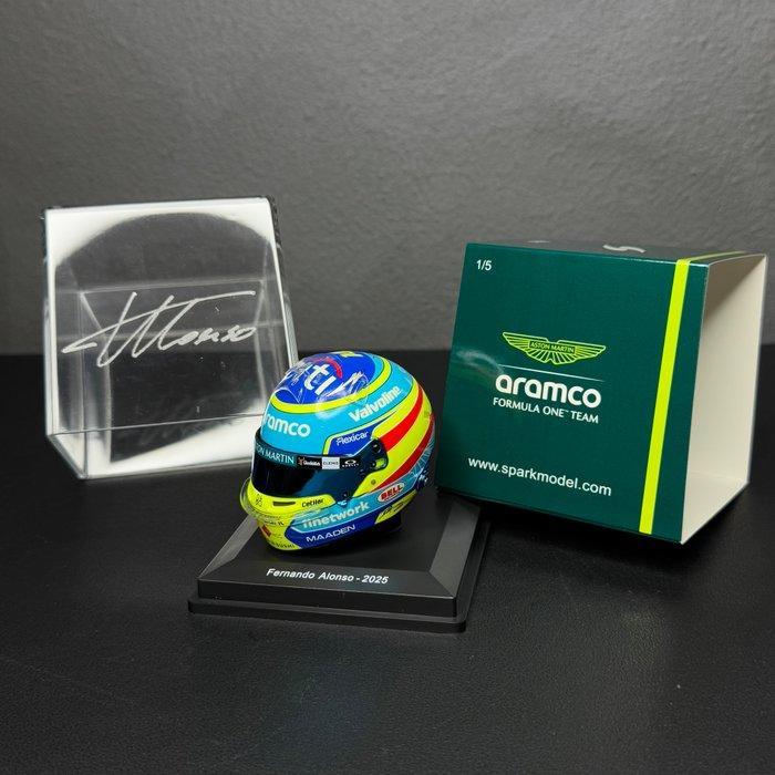 Aston Martin - Season Helmet Signed - Fernando Alonso - 2025, Verzamelen, Automerken, Motoren en Formule 1