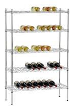 Wijnrek | 900x350x1390(h)  mm | 100 - 130 flessen, Verzenden, Nieuw in verpakking