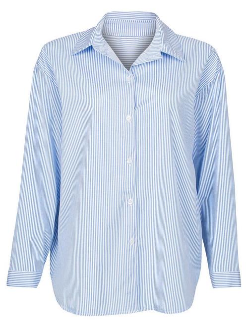 Blouse Gestreept Blauw , damesblouse, Kleding | Dames, Blouses en Tunieken, Verzenden