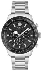 Philipp Plein PWPYA0424 Pleinmeter chronograaf horloge, Overige merken, Staal, Staal, Verzenden