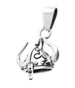 Zilveren Viking helm groot kettinghanger, Sieraden, Tassen en Uiterlijk, Verzenden, Nieuw