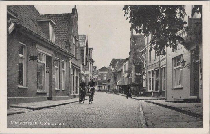 OOTMARSUM - Marktstraat, Verzamelen, Ansichtkaarten | Nederland, Verzenden