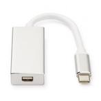 USB C naar Mini DisplayPort adapterkabel | Roline | 0.1, Audio, Tv en Foto, Audiokabels en Televisiekabels, Verzenden, Nieuw