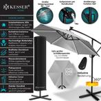 KESSER® Zweefparasol met voet - LED - Ø3m - 360° Draaibaar, Verzenden, Nieuw