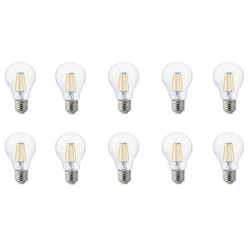 Voordeelpak LED Lamp 10 Pack - Filament - E27 Fitting - 4W -, Huis en Inrichting, Lampen | Losse lampen, Led-lamp, Nieuw, E27 (groot)