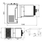 Diamond Hang-Wandunit | 31-67.7m³ | -5°C/+5°C | 400V | 710x1, Ophalen of Verzenden, Nieuw