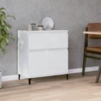 vidaXL Dressoir 60x35x70 cm bewerkt hout wit, Huis en Inrichting, Kasten | Dressoirs, Verzenden, Nieuw, 50 tot 100 cm, 25 tot 50 cm
