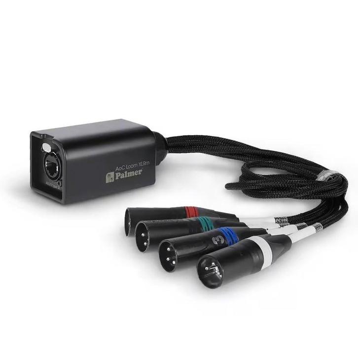 Palmer Audio over Cat Loom 4 x male XLR, Audio, Tv en Foto, Audiokabels en Televisiekabels, Verzenden