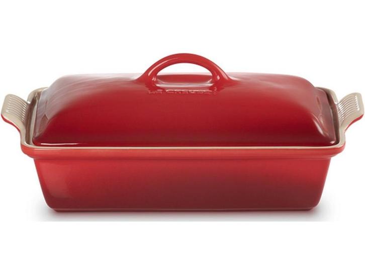 Le Creuset - Ovenschaal met Deksel - 33 x 22.5 x 8 cm -, Huis en Inrichting, Woonaccessoires | Overige, Zo goed als nieuw, Verzenden