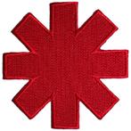Red Hot Chili Peppers - Asteriks Cut-Out Red Border - Patch, Ophalen of Verzenden, Nieuw, Kleding