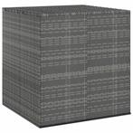 Tuinbox 100x97,5x104 cm polyetheen rattan grijs, Tuin en Terras, Nieuw, Verzenden
