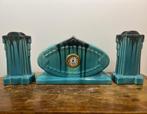 Klok en garnituur set (3) - Art Deco Keramiek - 1930-1940, Antiek en Kunst, Antiek | Klokken