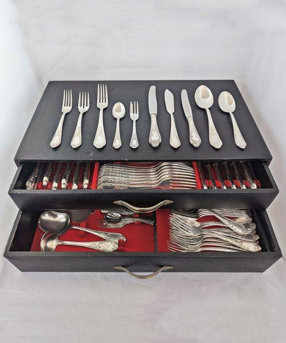 Solingen SILBER 100 - Louis XV - Bestekset voor 12 personen, Antiek en Kunst, Antiek | Meubels | Tafels