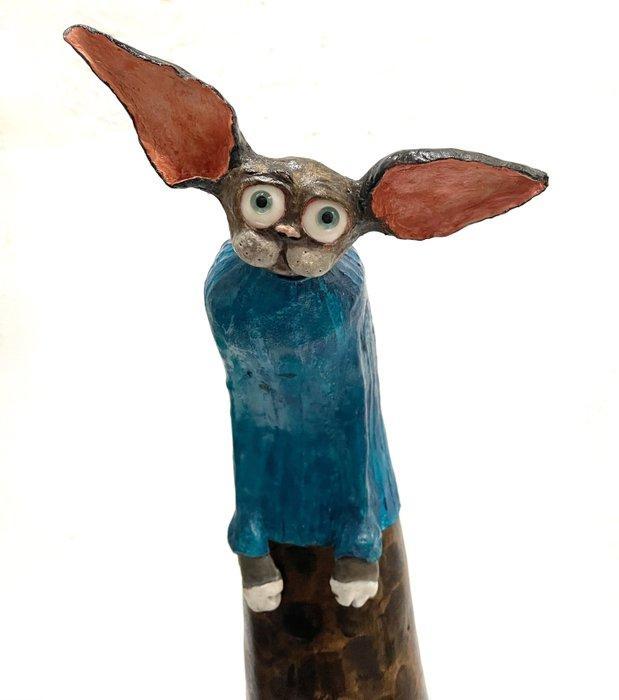Eleanor Gabriel - Chat bossu HUNCHBACK, Antiek en Kunst, Kunst | Designobjecten