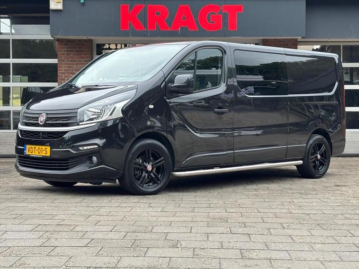 Fiat Talento 2.0 MultiJet L2H1 Business Pro Dubbelcabine, eu, Auto's, Bestelauto's, Dealer onderhouden, Lease, Zwart, Handgeschakeld