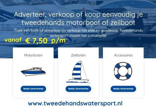 Adverteer voordelig, snel en eenvoudig uw boot, Watersport en Boten, Kajuitzeilboten en Zeiljachten, Gebruikt