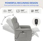 Fauteuil met armleuning - Relaxfauteuil - Relaxstoel - Elekt, Huis en Inrichting, Fauteuils, Verzenden, Zo goed als nieuw