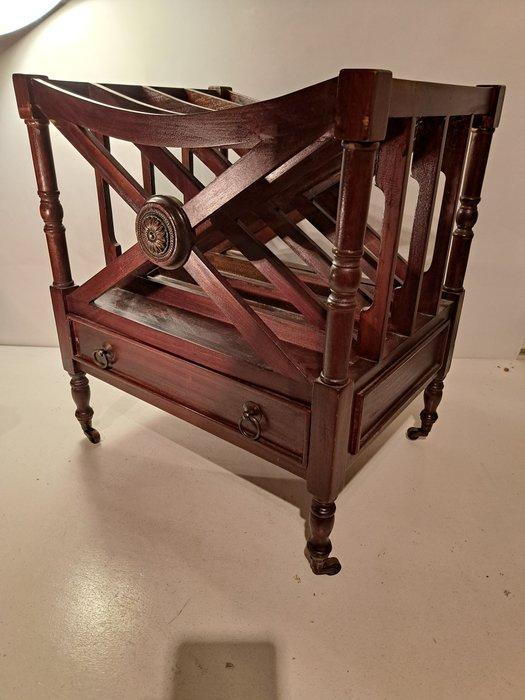 Tijdschriftenhouder - Hout - Canterbury Krantenhouder, Antiek en Kunst, Curiosa en Brocante