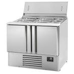 GGM Gastro | Saladette Premium PLUS - 978mm - 2 deuren - met, Verzenden, Nieuw in verpakking