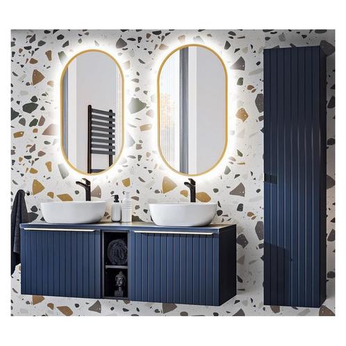 Badmeubel Santos 140CM (Badkamermeubels), Huis en Inrichting, Badkamer | Badkamermeubels, Nieuw, Ophalen of Verzenden